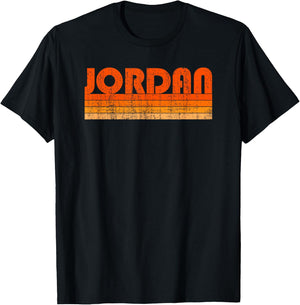 Vintage Grunge Style Jordan T-Shirt - T-Shirt | Black