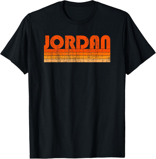 Vintage Grunge Style Jordan T-Shirt - T-Shirt | Black