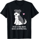 Funny Schnauzer Dog Girl Just a Girl Who Loves Schnauzers T-Shirt - T-Shirt | Black