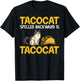 Tacocat Spelled Backwards Taco Cat Kitten T-Shirt - T-Shirt | Black