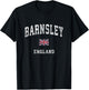 Barnsley England Vintage Athletic Sports Design T-Shirt - T-Shirt | Black