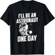 I'll Be An Astronaut One Day Planets Astronomy Space Rocket T-Shirt - T-Shirt | Black