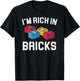 I'm Rich In Bricks Master Builder Building Blocks T-Shirt - T-Shirt | Black