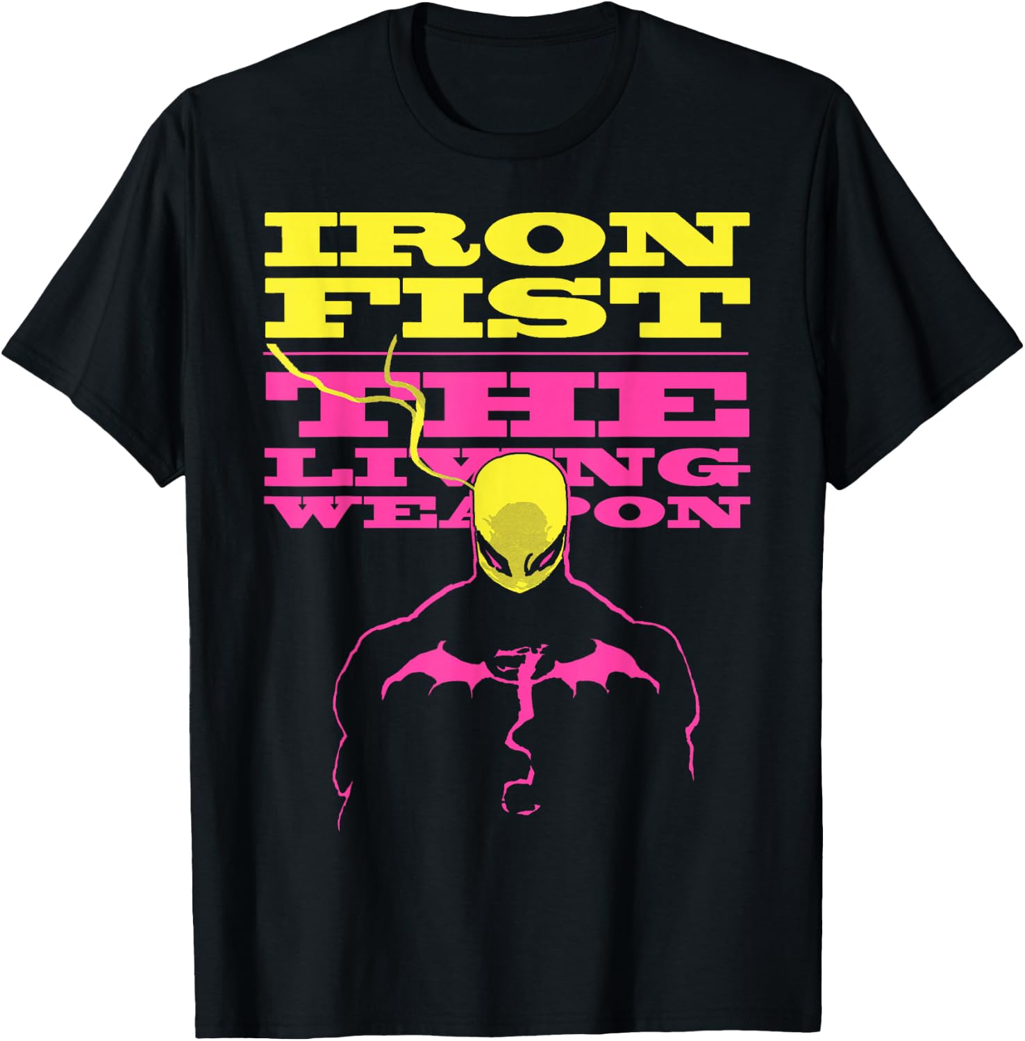 Marvel Iron Fist The Living Weapon Graphic T-Shirt - T-Shirt | Black