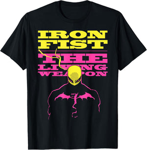 Marvel Iron Fist The Living Weapon Graphic T-Shirt - T-Shirt | Black