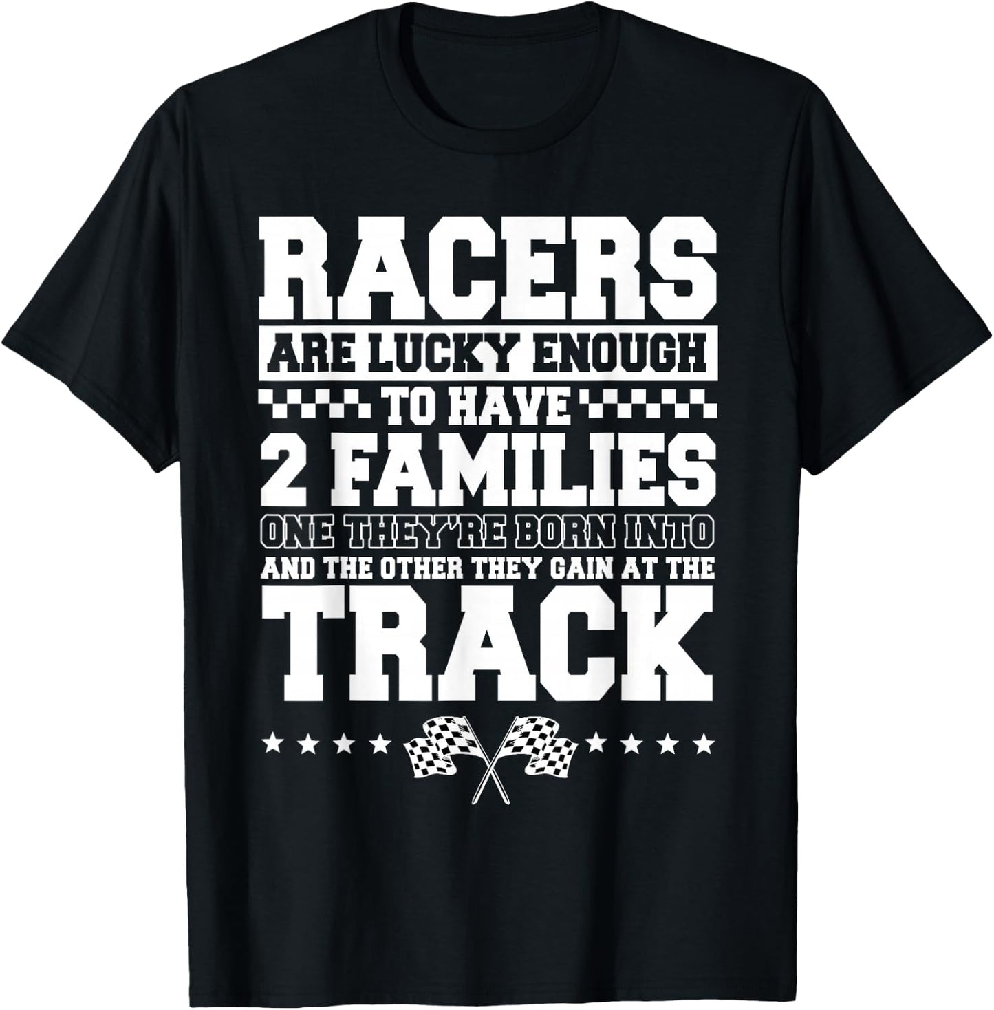 Dirt Track Racing Automobile Race Bike Car Racers Motocross Small T-Shirt - T-Shirt | Black