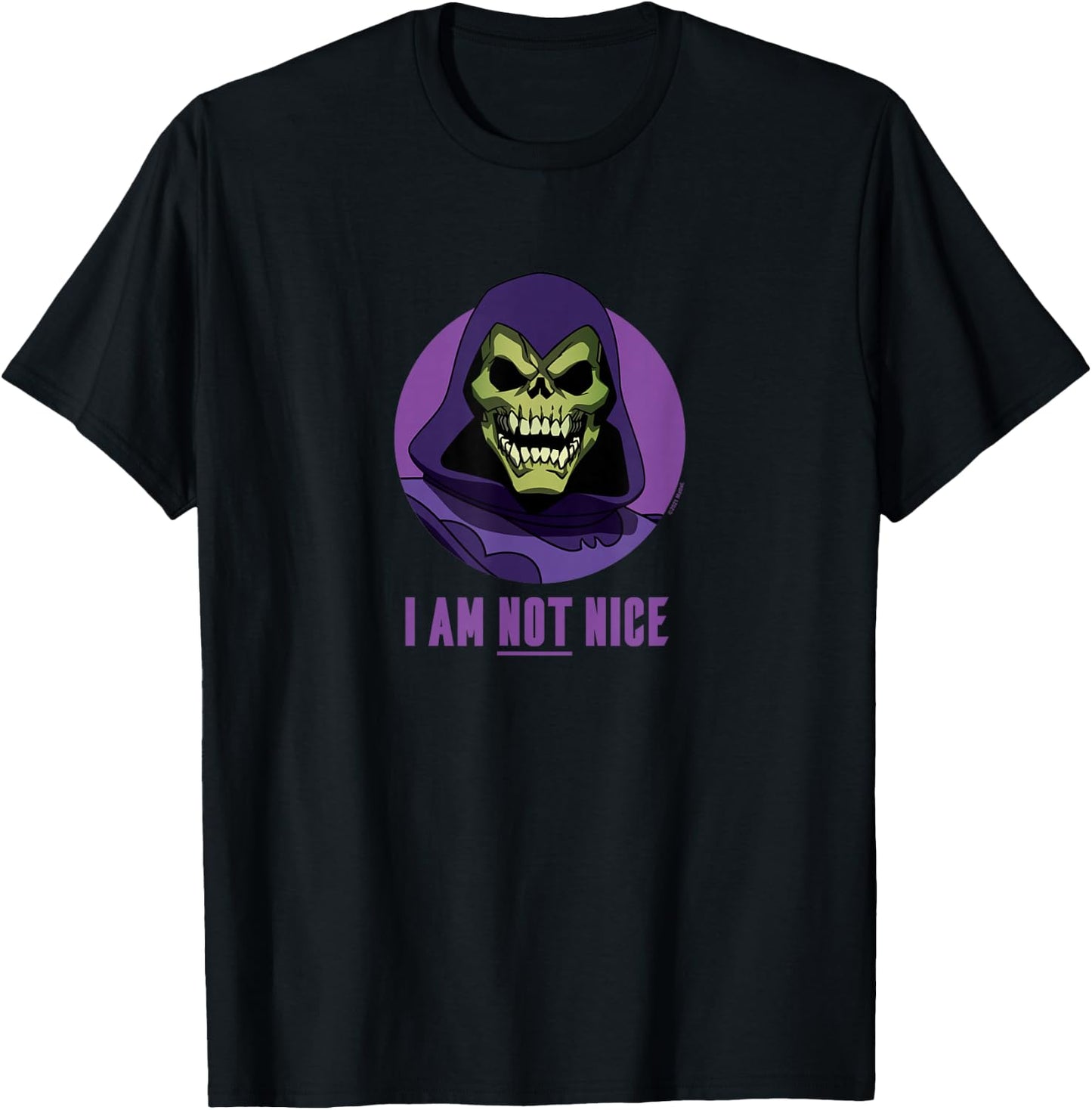 Masters of The Universe - I Am Not Nice Skeletor T-Shirt - T-Shirt | Black