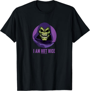 Masters of The Universe - I Am Not Nice Skeletor T-Shirt - T-Shirt | Black