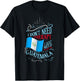 Funny Guatemalan Roots I Don't Need Therapy I Just Need To Go To Guatemala Black Cotton Polyester T-Shirt - T-Shirt | Black