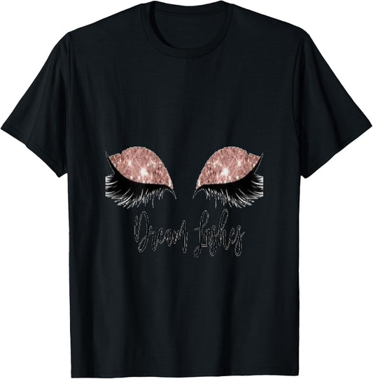 Cute Eyelashes (lash Slayer) T-Shirt - T-Shirt | Black