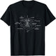 Astrophysics Gift - Time Curve Physics Worm Hole T-Shirt - T-Shirt | Black