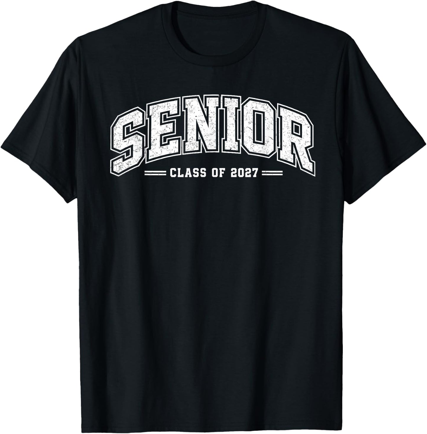 Senior Class of 2027 Graduate Student Graduation T-Shirt - T-Shirt | Black