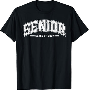 Senior Class of 2027 Graduate Student Graduation T-Shirt - T-Shirt | Black