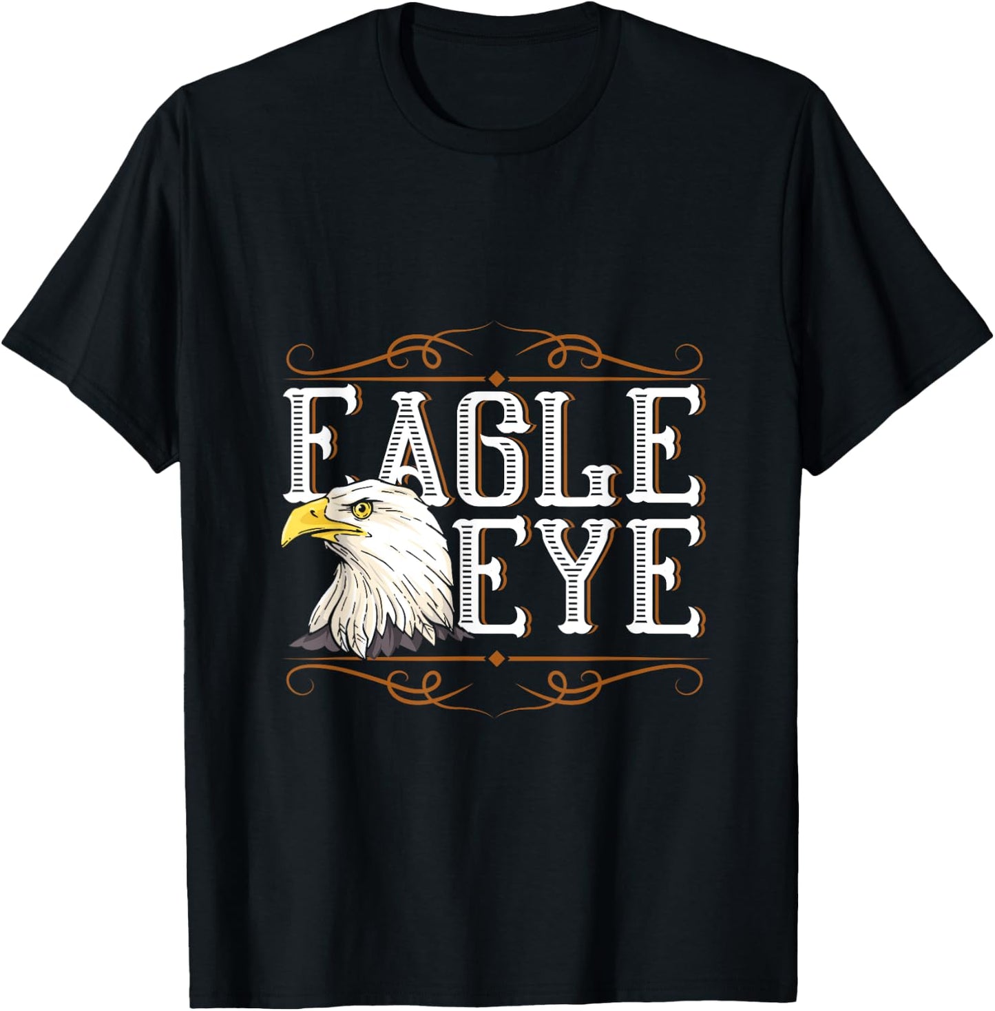 Eagle Eye US Pride Gift 4th Of July Eagle T-Shirt - T-Shirt | Black