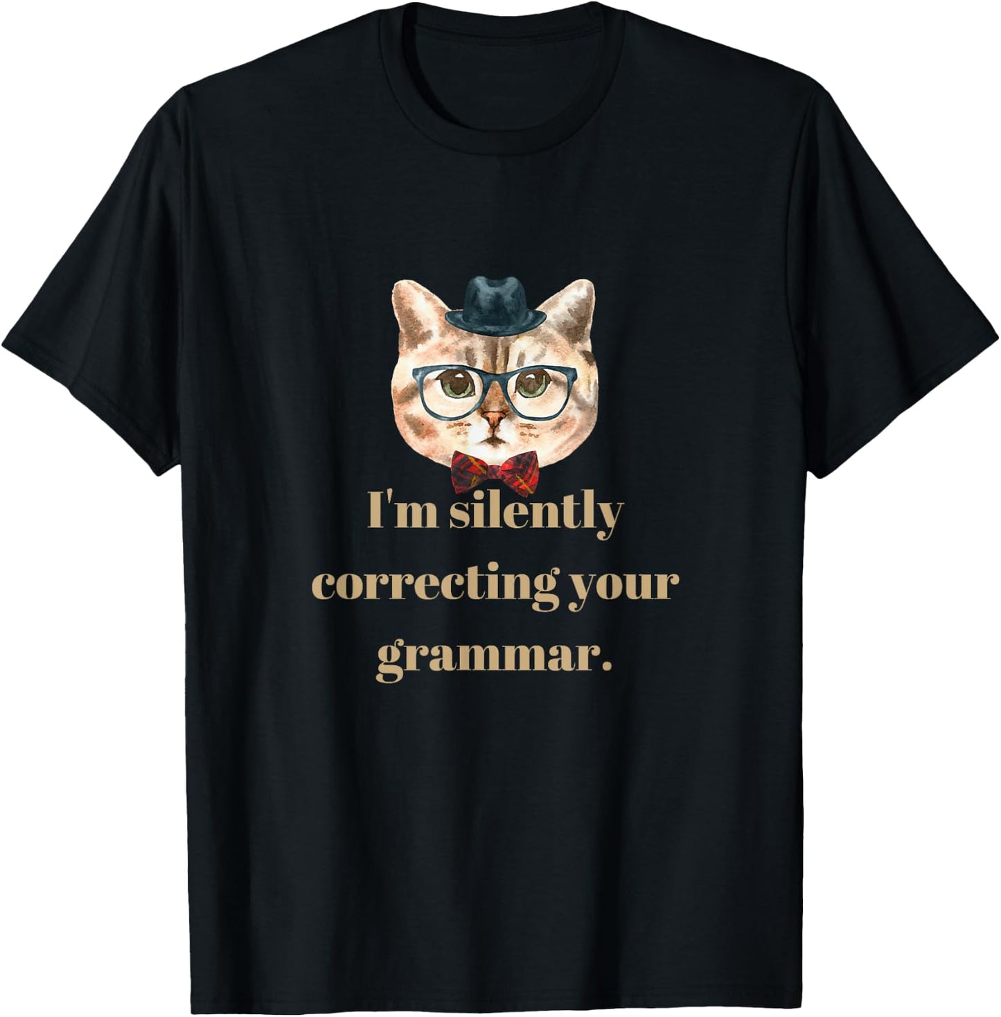 I'm silently correcting your grammar. T-Shirt - T-Shirt | Black