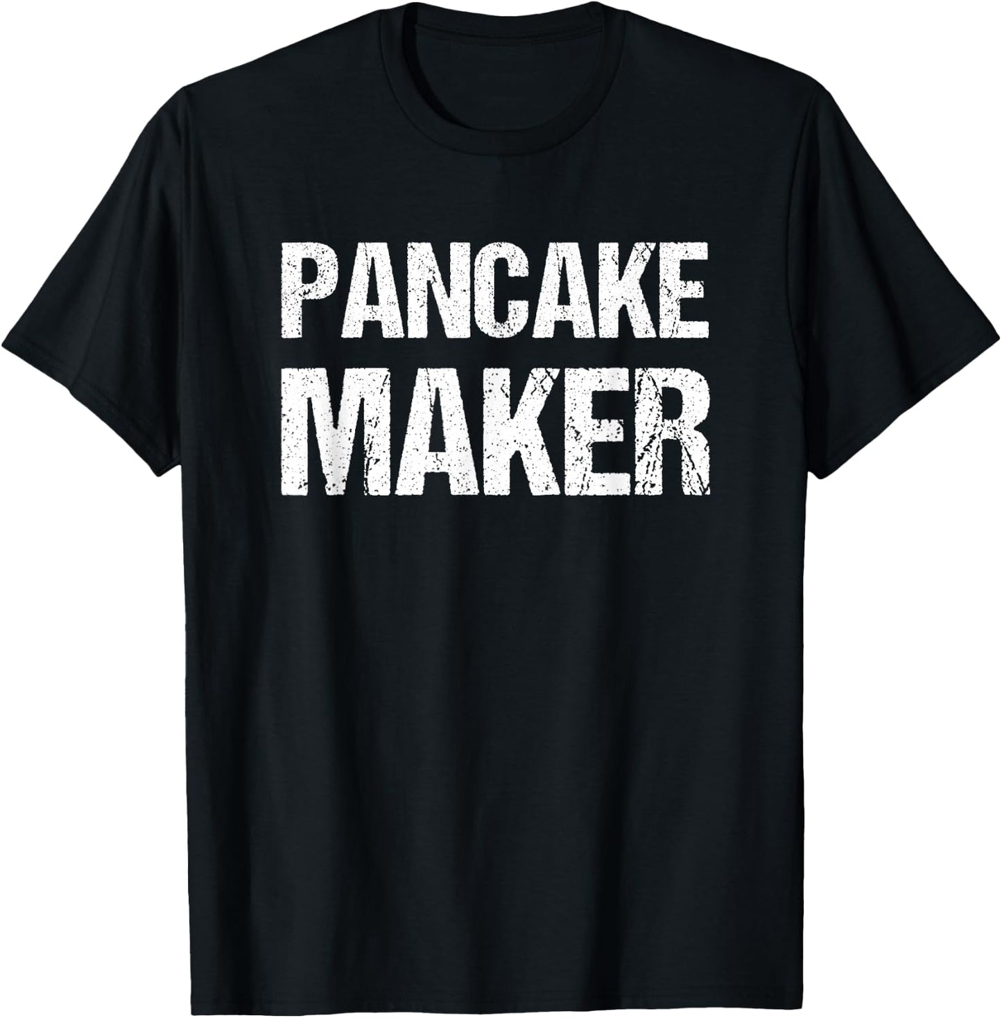 Pancake Maker Funny Breakfast Cooking Food Chef T-Shirt - T-Shirt | Black