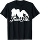Thicc Girl Shirt with thick thighs girl - hella thicc slang T-Shirt - T-Shirt | Black