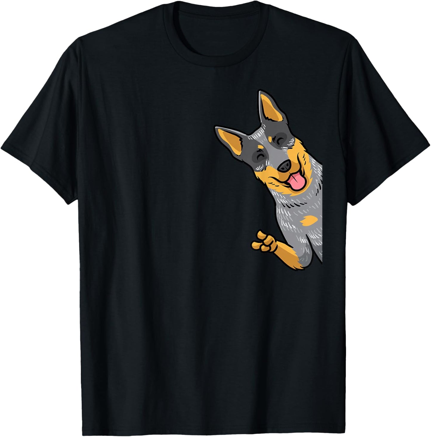 Australian Cattle Dog Heeler T-Shirt - T-Shirt | Black