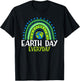 Earth Day Shirt Teacher Earth day Everyday Rainbow Earth Day T-Shirt - T-Shirt | Black