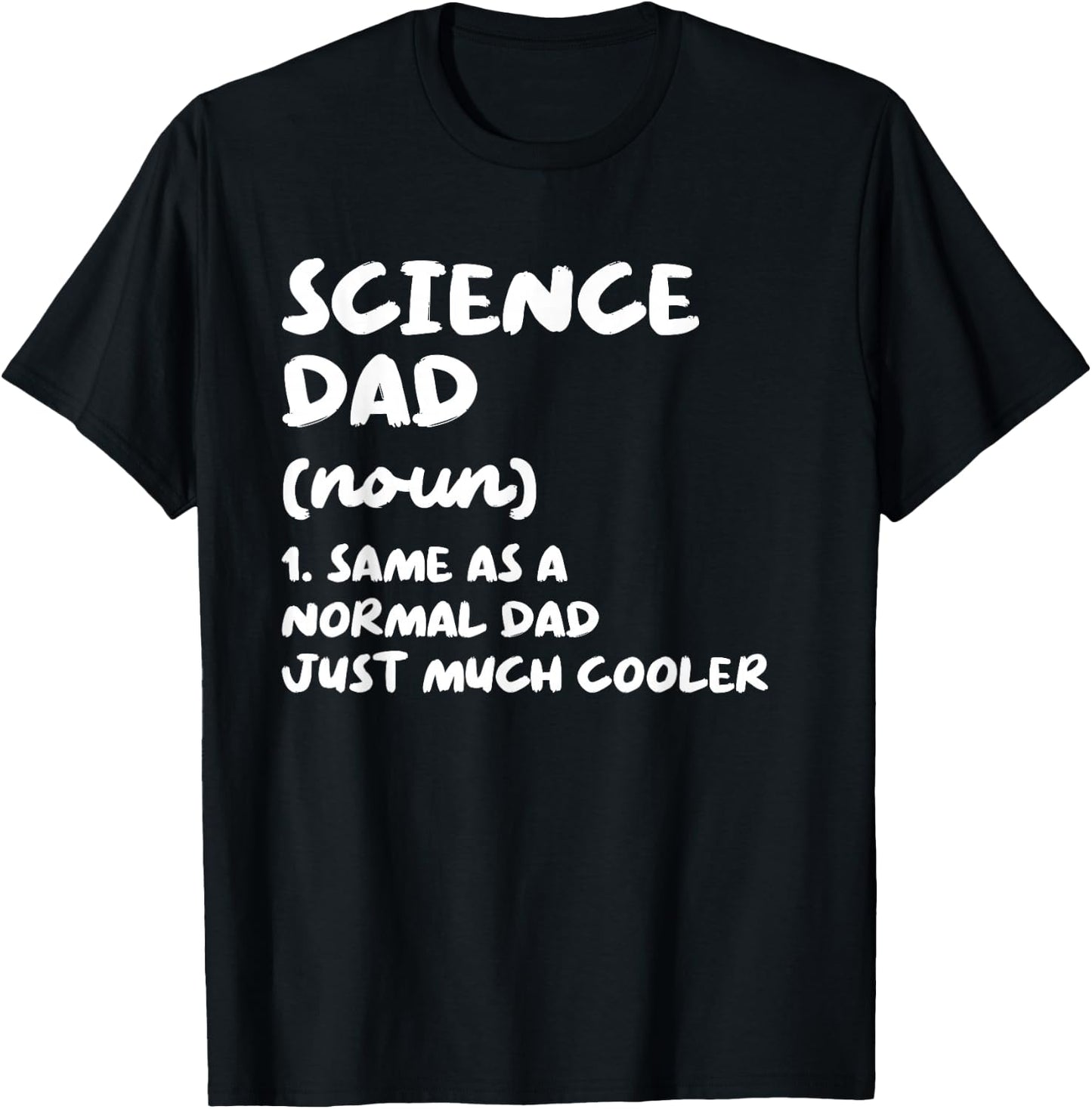Science Dad Definition Funny Scientist T-Shirt - T-Shirt | Black