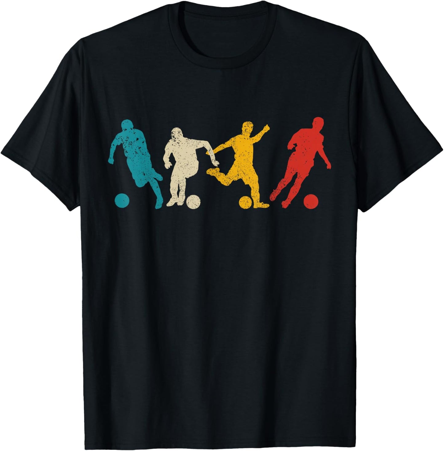 Soccer Player Coach Sports Men Boys Girls Soccer T-Shirt - T-Shirt | Black