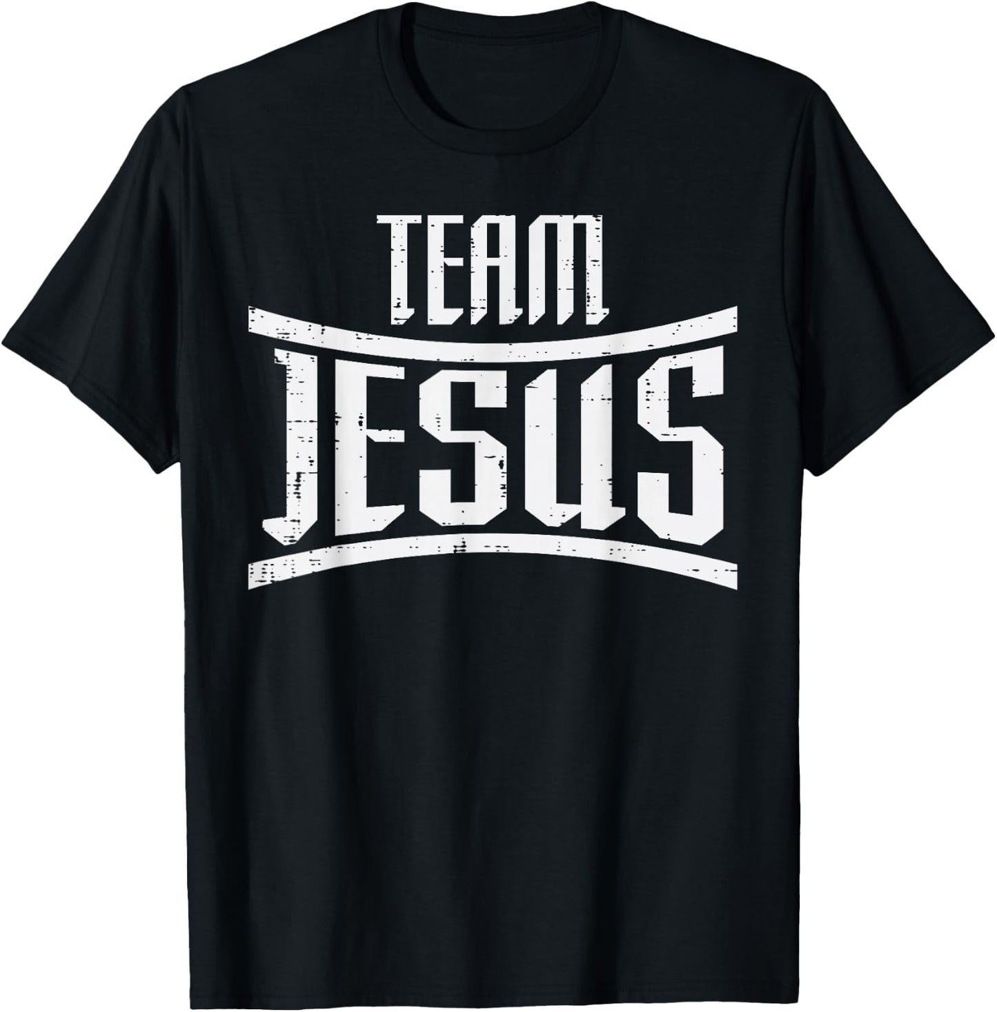 Team Jesus Catholic Jesus Religious Christian Men Women Kids T-Shirt - T-Shirt | Black