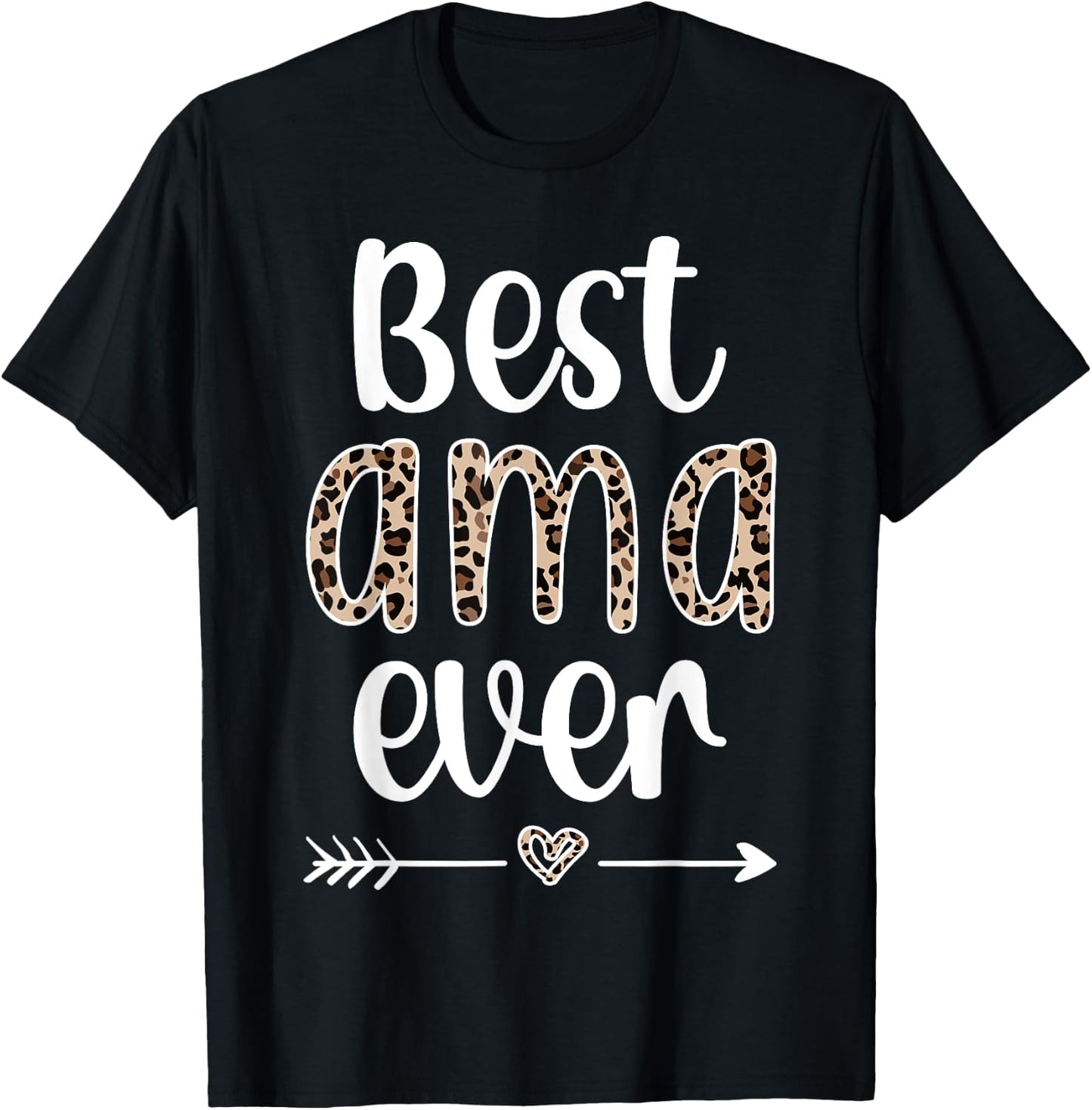 Best Ama Ever Ama Grandmother Proud Ama Grandma T-Shirt - T-Shirt | Black