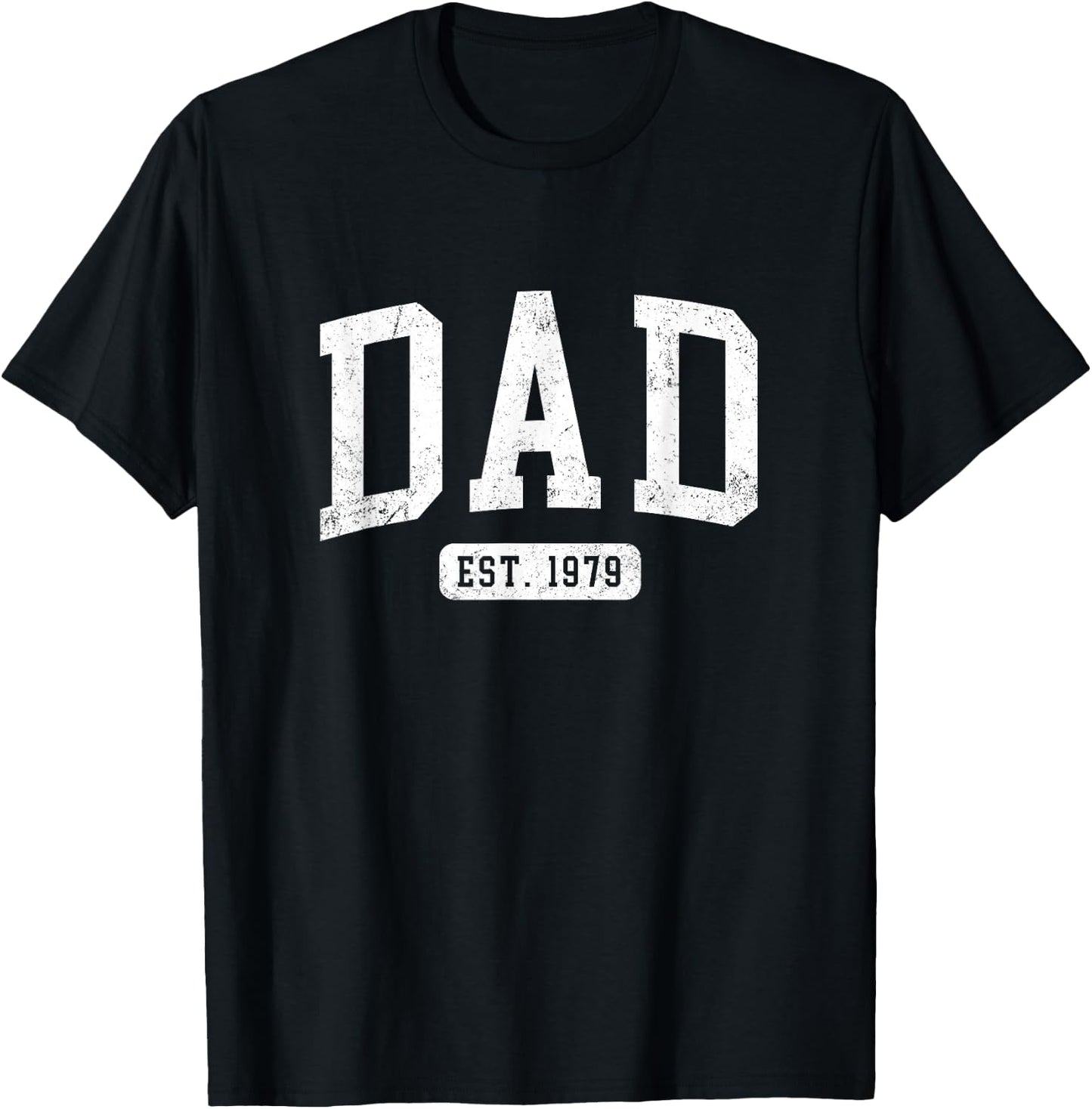 Dad Est 1979 Fathers Day Idea for Daddy T-Shirt - T-Shirt | Black