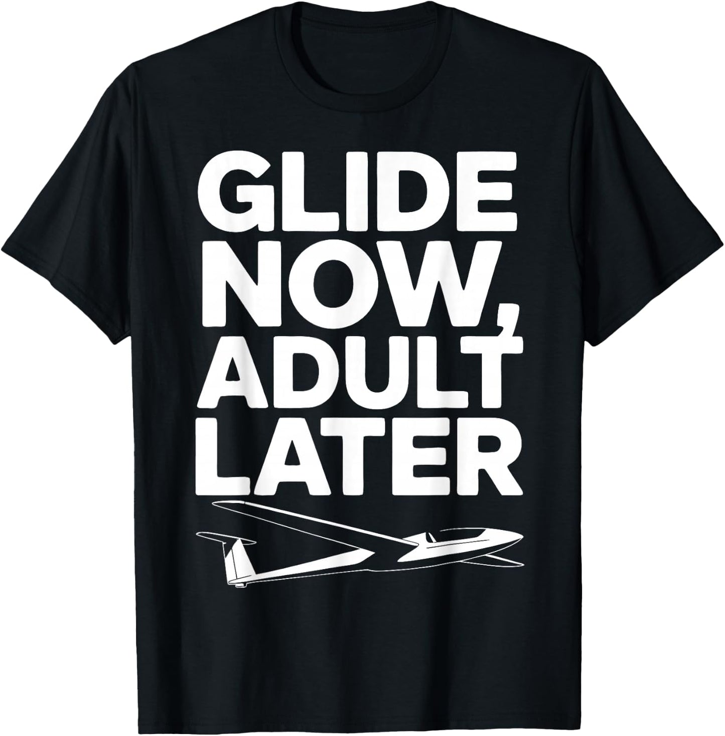 Glider Sailplane Pilot Sailplane Flights T-Shirt - T-Shirt | Black