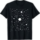 Stargazing - Astronomy Lover Astrological Constellations T-Shirt - T-Shirt | Black