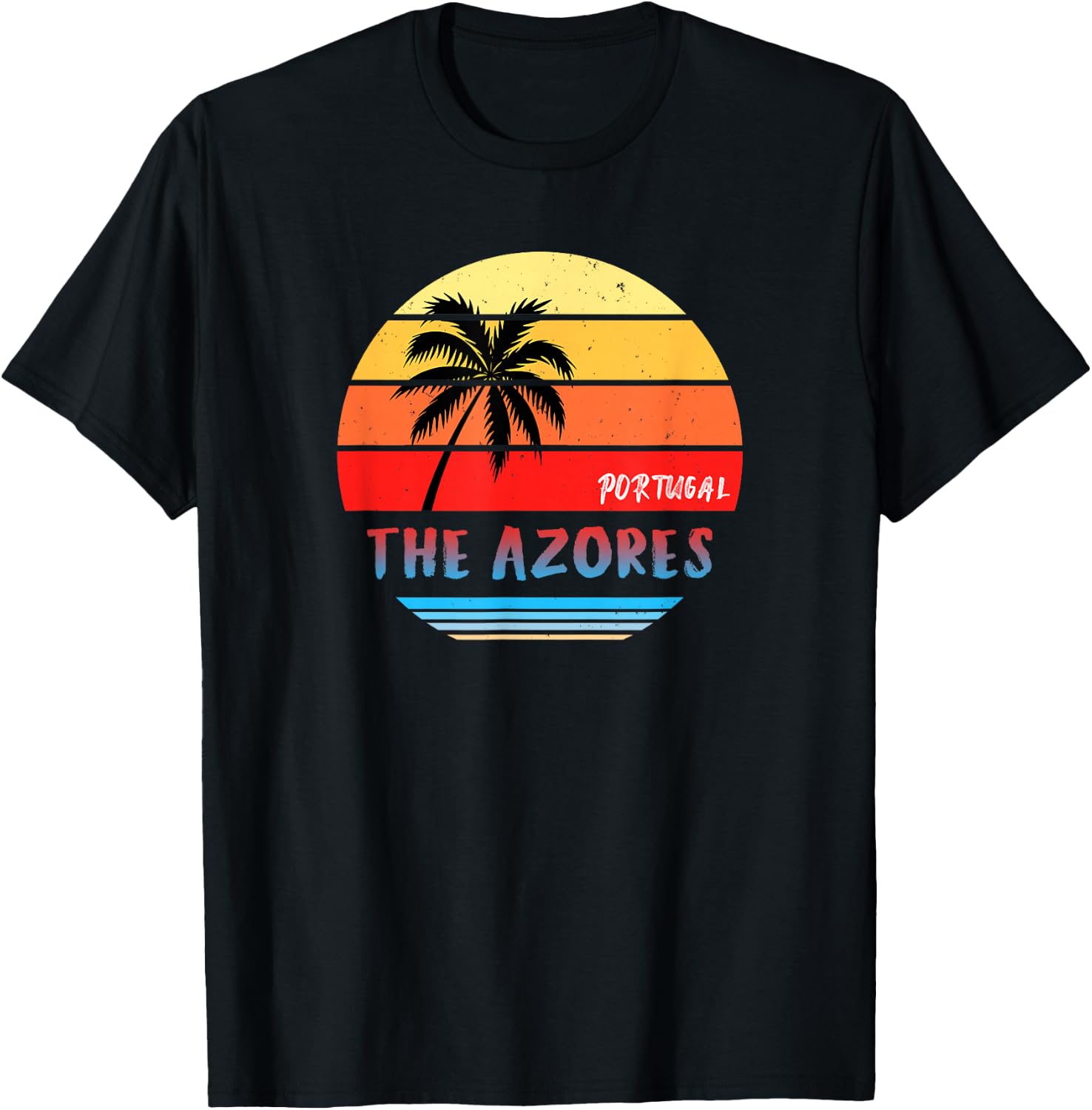 Portugal The Azores T-Shirt - T-Shirt | Black