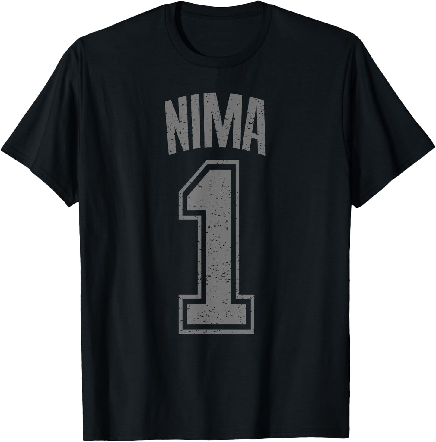 Nima Supporter Number 1 Greatest Fan T-Shirt - T-Shirt | Black