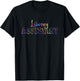 Cute Tie Dye Library Assistant Librarian T-Shirt - T-Shirt | Black