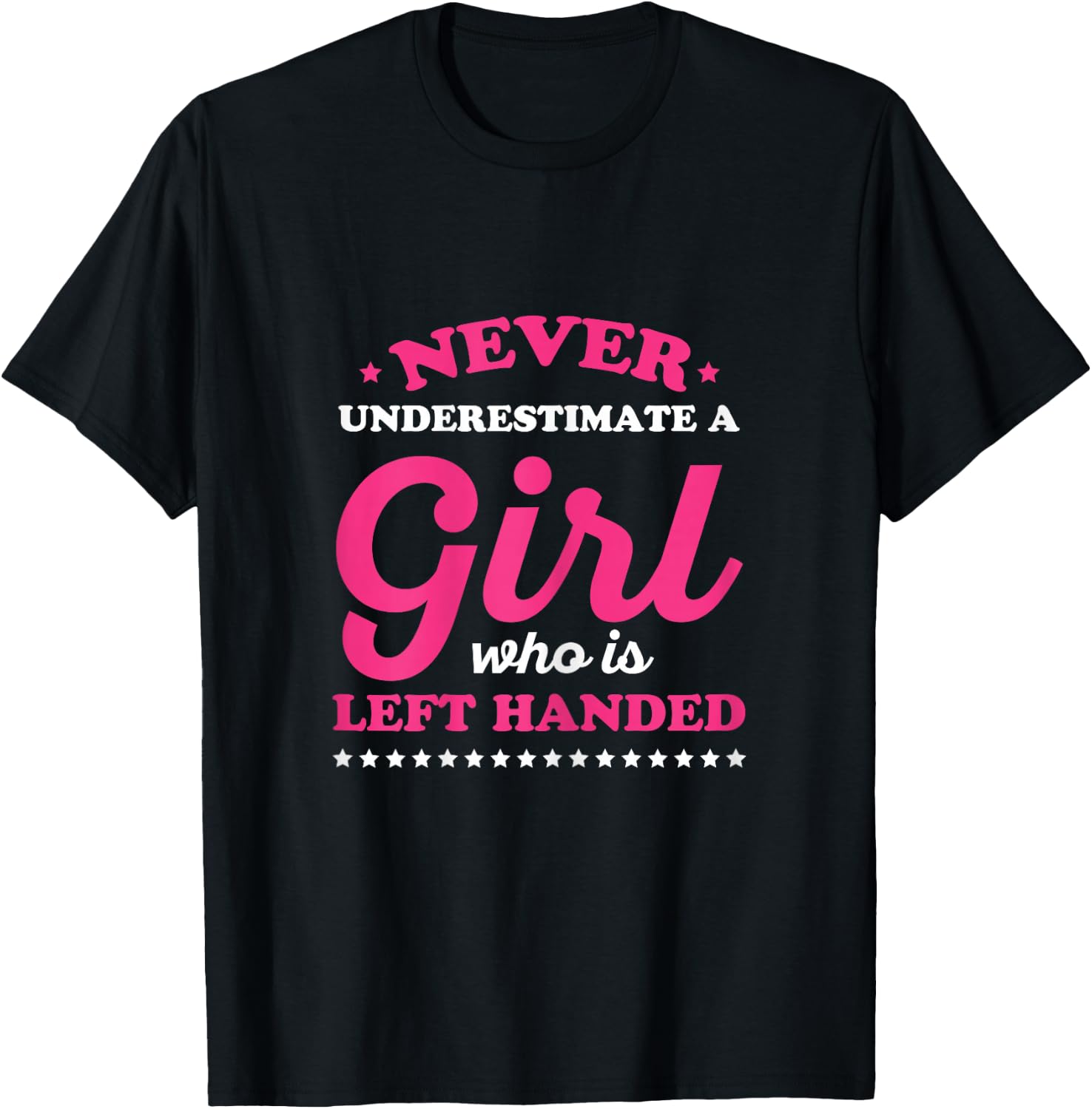 Lefty Design for a Left hander girl T-Shirt - T-Shirt | Black