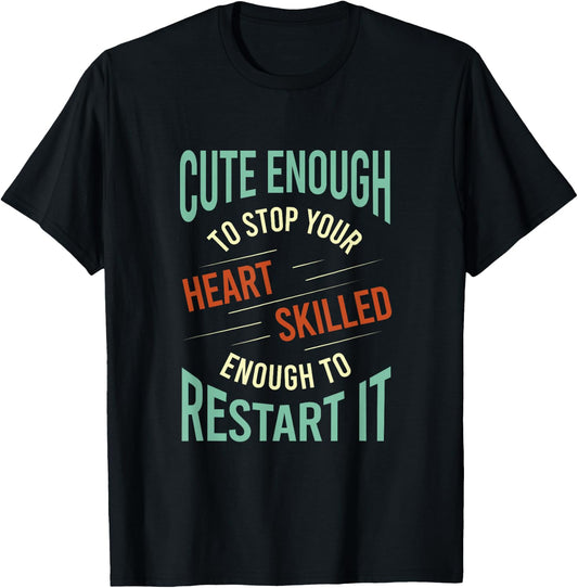 Whyitsme Design Funny Paramedic , Black, Small, Classic Fit, Short Sleeve, Adult T-Shirt - T-Shirt | Black