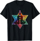 Sacred Geometry Merkaba Activation Chakra Meditation T-Shirt - T-Shirt | Black