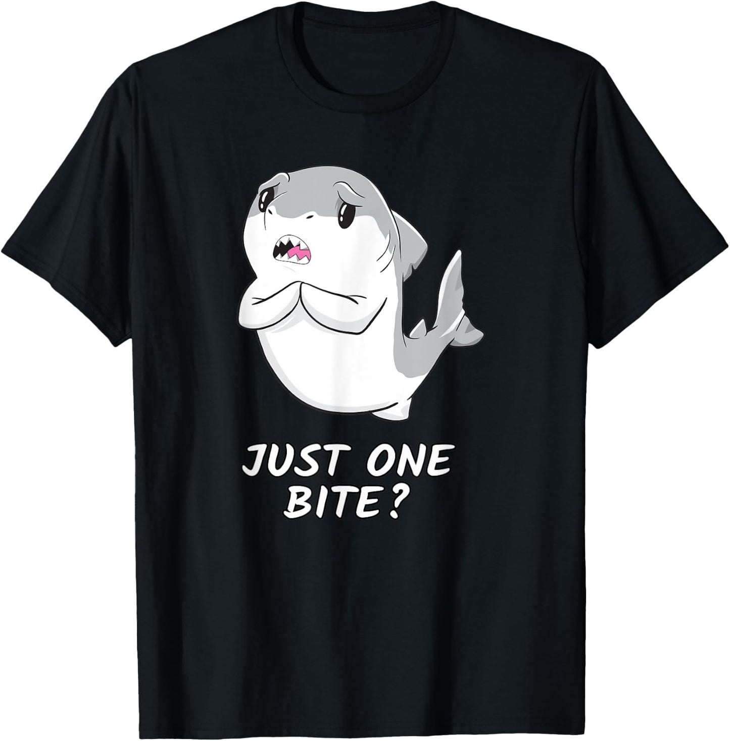 Only bite shark Shirt always Hungry Girlfriend Gift T-Shirt - T-Shirt | Black