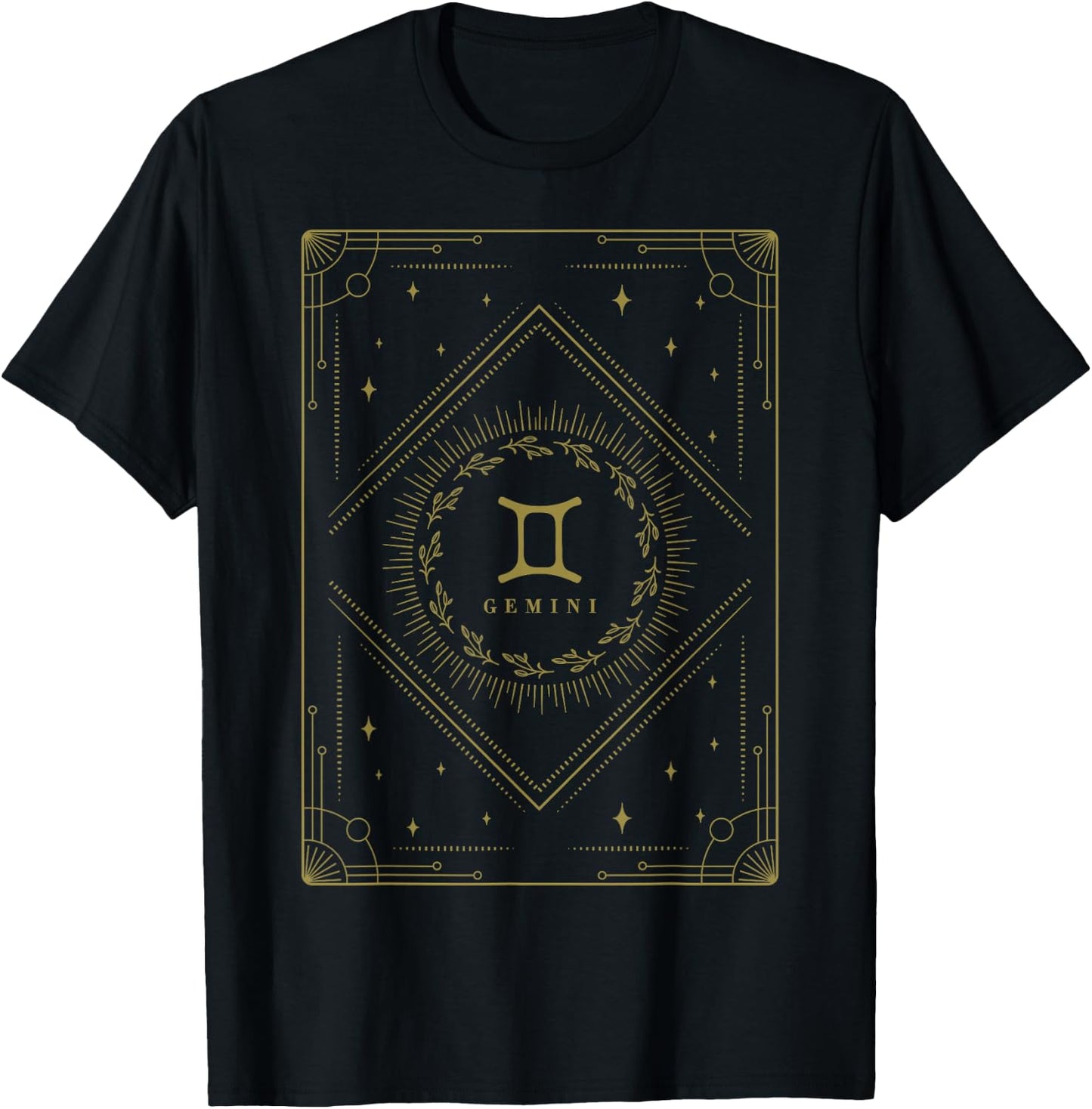 Gemini Horoscope Born May June Birthday Zodiac Sign Gemini T-Shirt - T-Shirt | Black