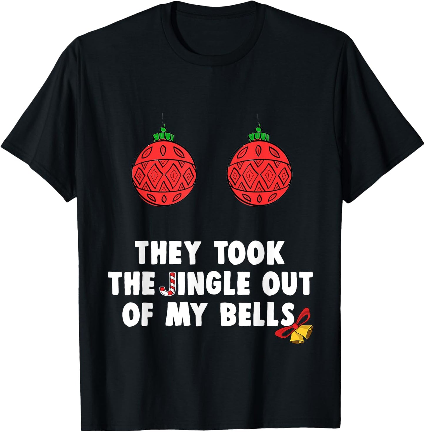 Funny Vasectomy Christmas Surgery Recovery Gift T-Shirt - T-Shirt | Black