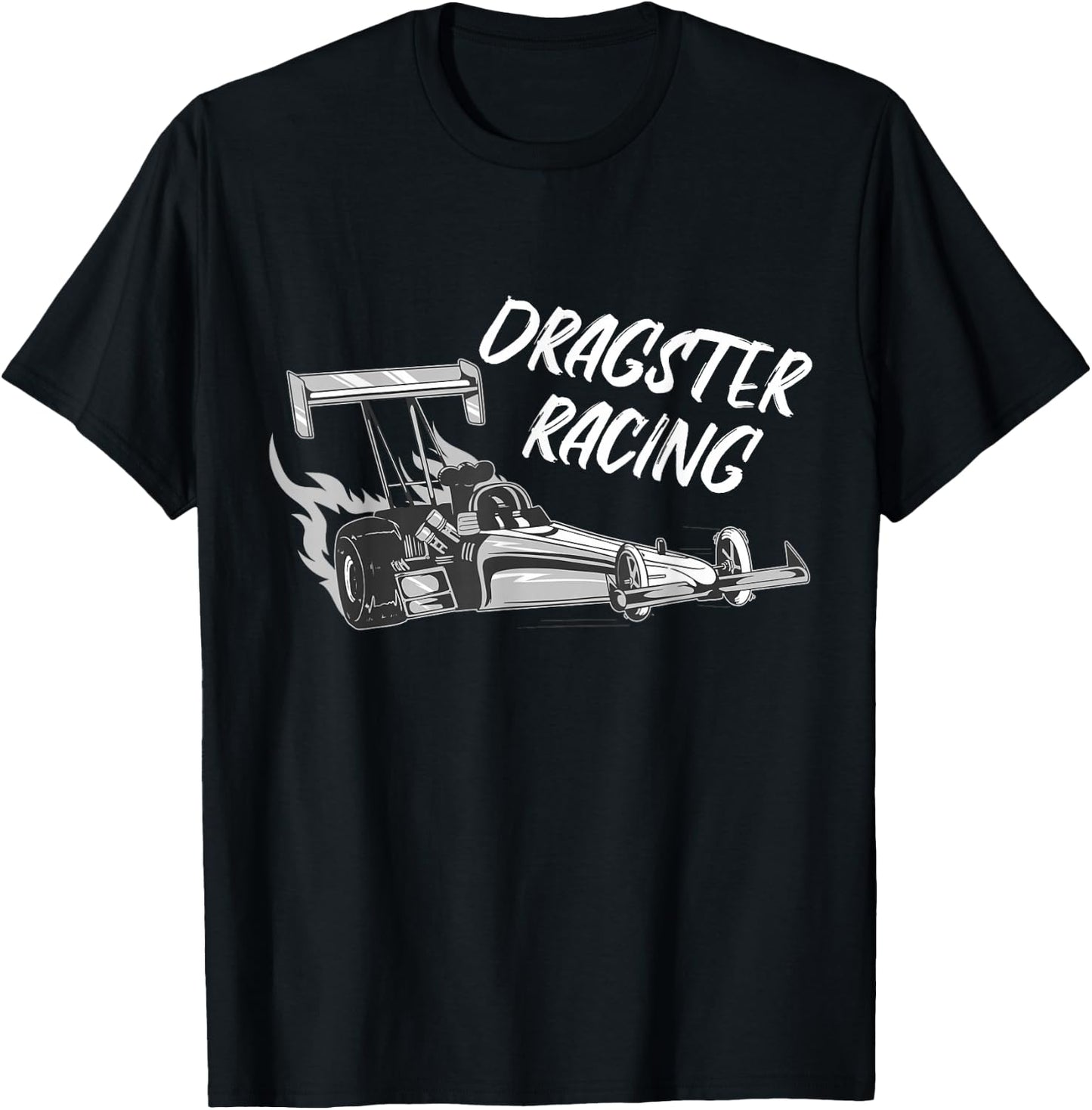 Dragster Racing T-Shirt - T-Shirt | Black