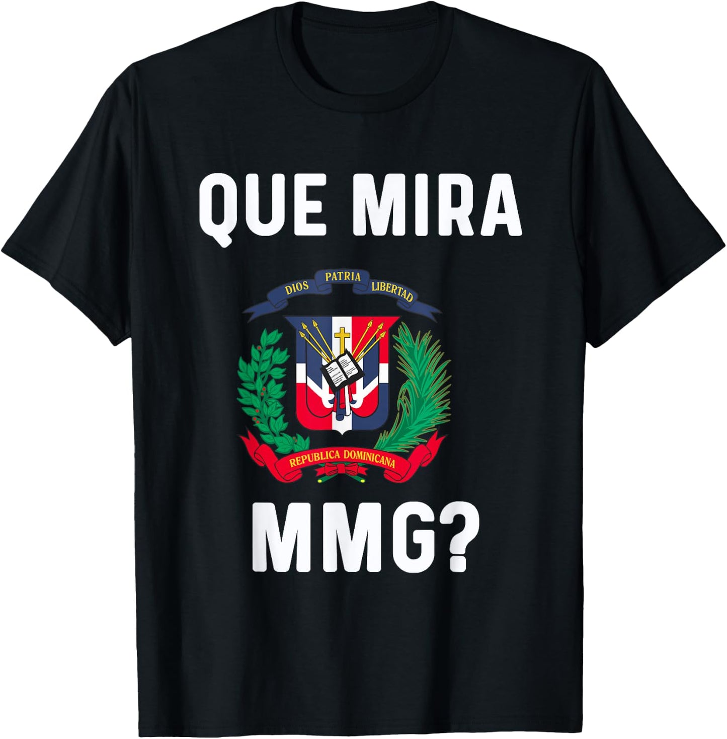 Dominicana Flag RD Dominican Republic Slang RD Quote KLK T-Shirt - T-Shirt | Black