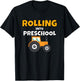 Back to School Tractor Construction First Day of Preschool T-Shirt - T-Shirt | Black