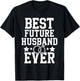 Future Husband Fiancé Fiancee Couple Wedding Newly Engaged T-Shirt - T-Shirt | Black