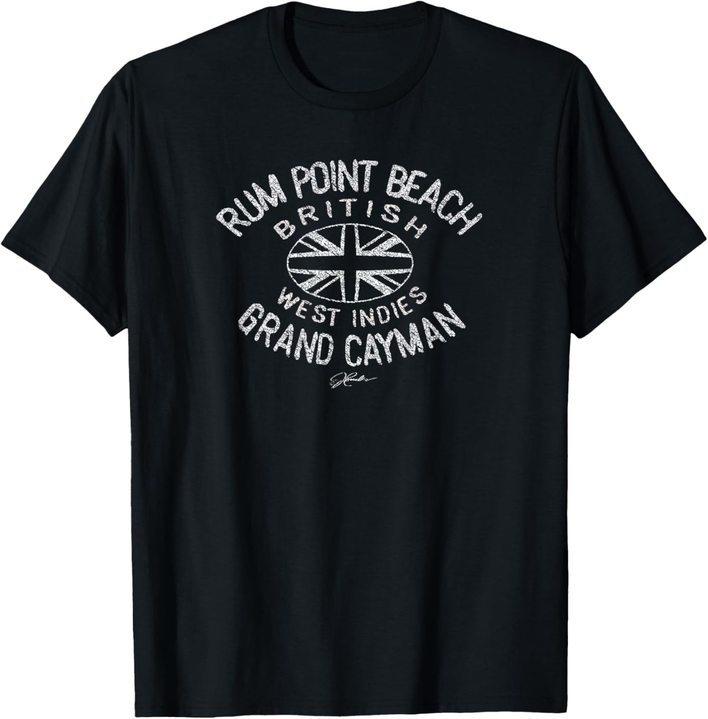 JCombs: Rum Point Beach, Grand Cayman, British West Indies T-Shirt - T-Shirt | Black