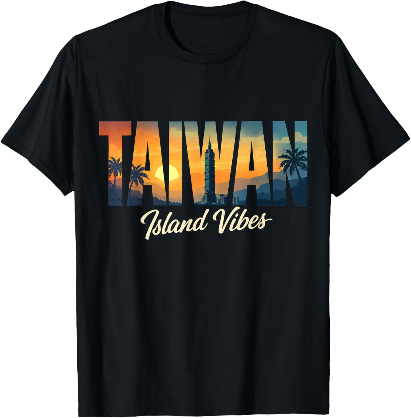 Taiwan Travel Souvenirs T-Shirt - T-Shirt | Black