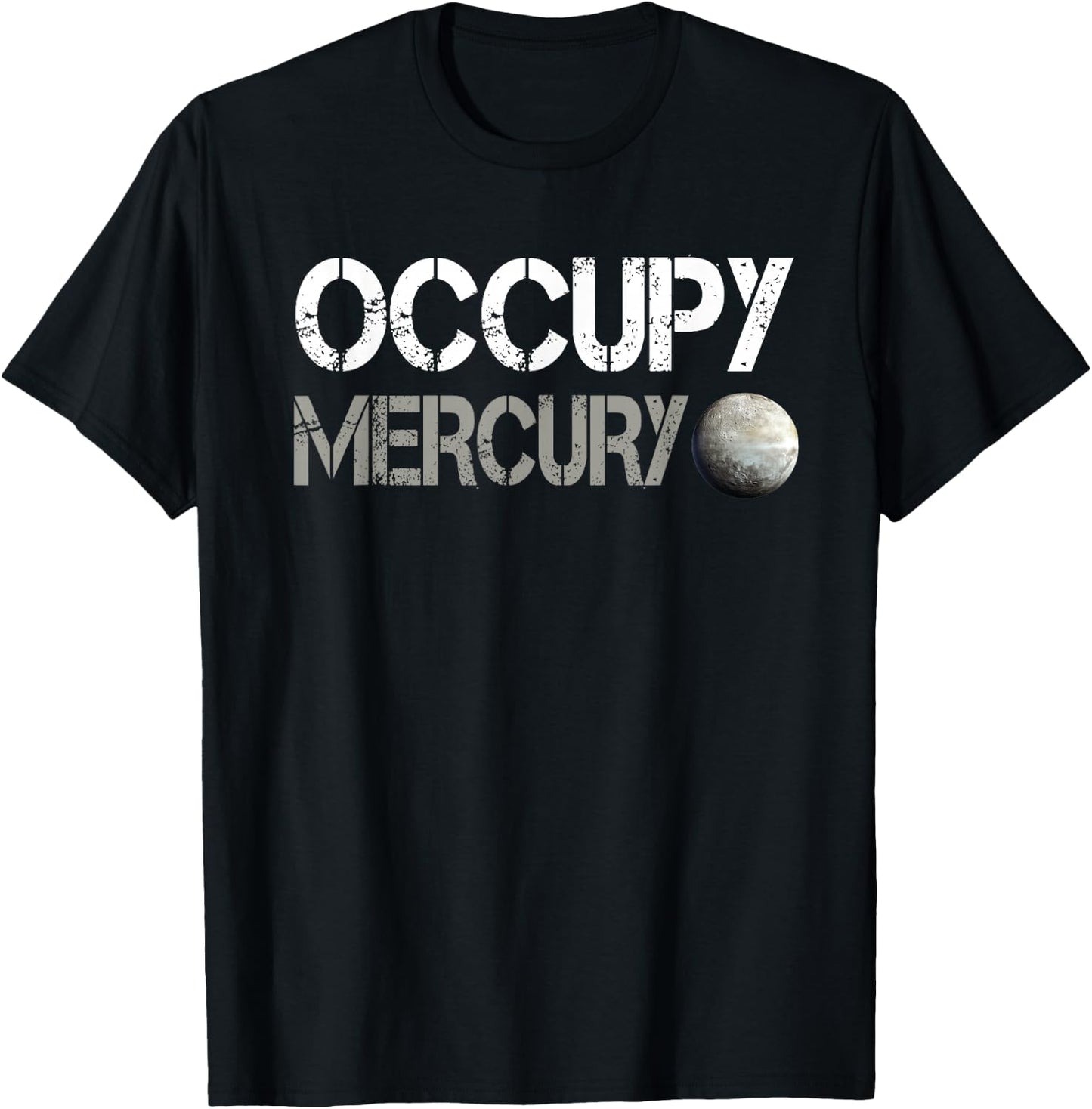 Occupy Mercury Space Explorer T-Shirt - T-Shirt | Black