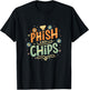 Funny Hackers Phish and Chips T-Shirt - T-Shirt | Black