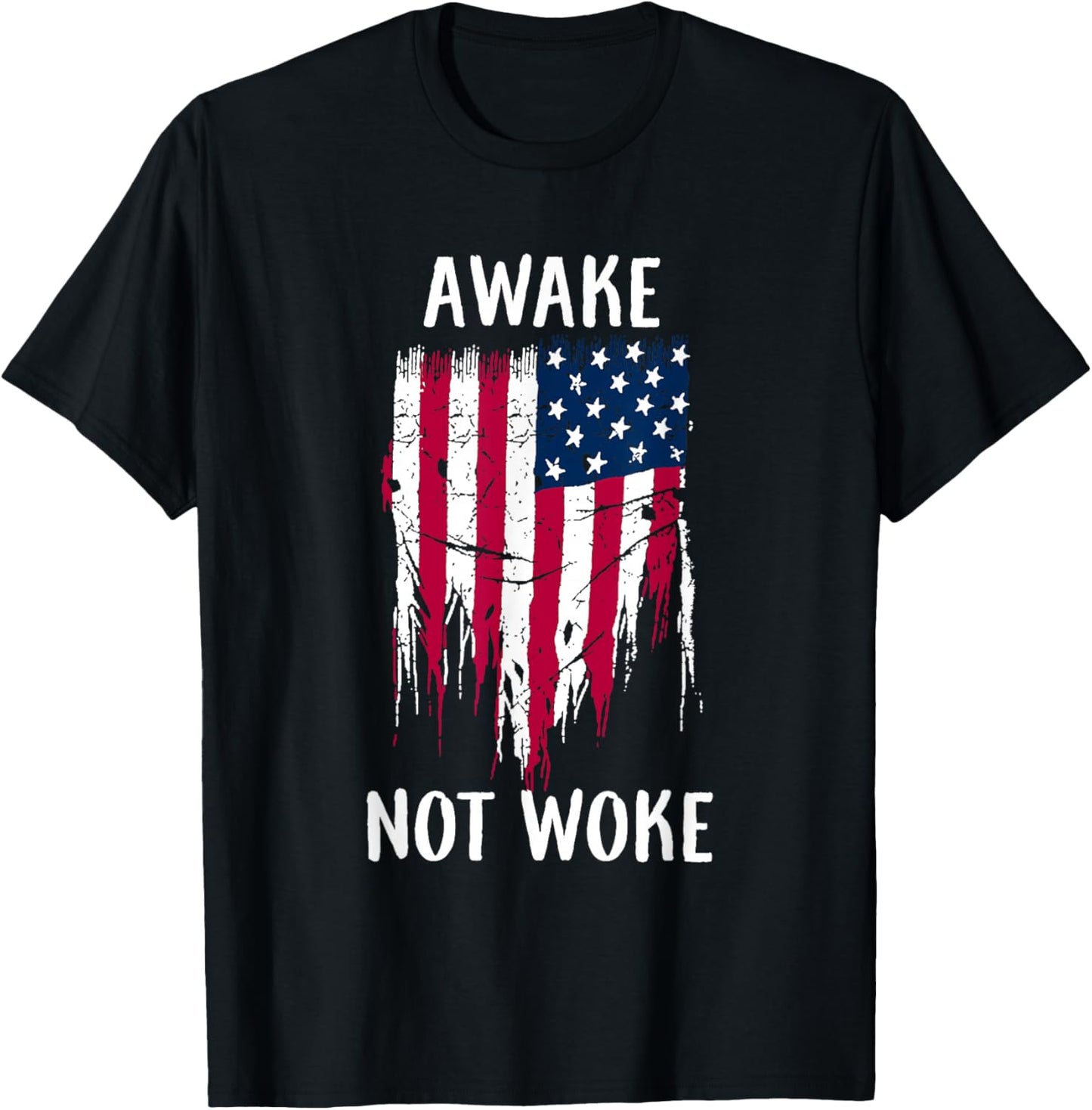 Free Speech Cancel Culture Apparel Awake Not Woke Anti Censorship Cancel Culture T-Shirt - T-Shirt | Black