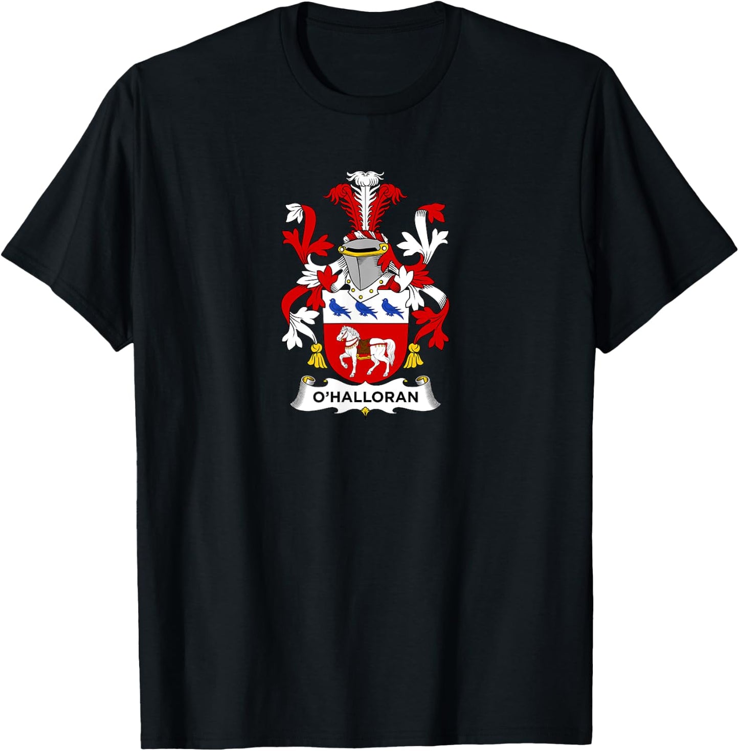 O'Halloran Coat of Arms - Family Crest T-Shirt - T-Shirt | Black