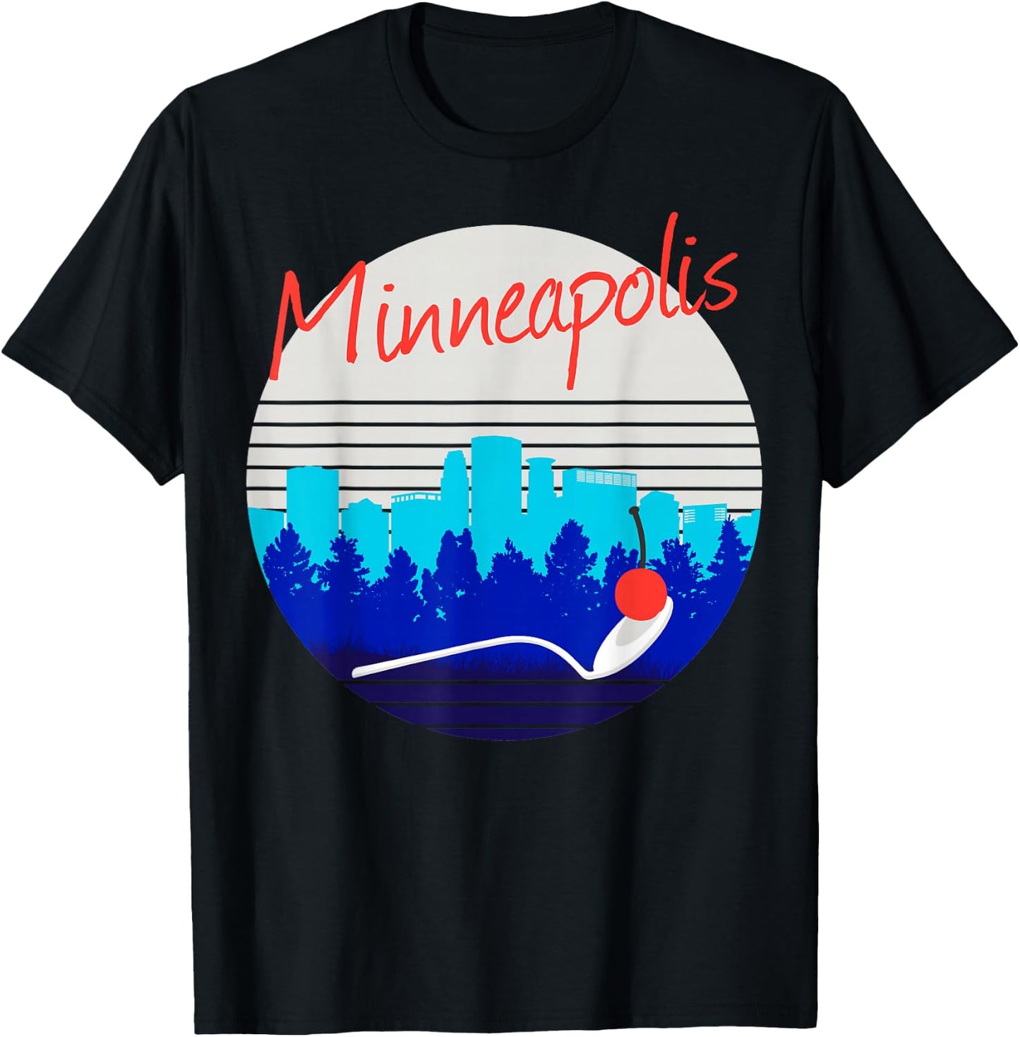 Minneapolis St Paul Twin Cities Minnesota MSP Souvenir T-Shirt - T-Shirt | Black